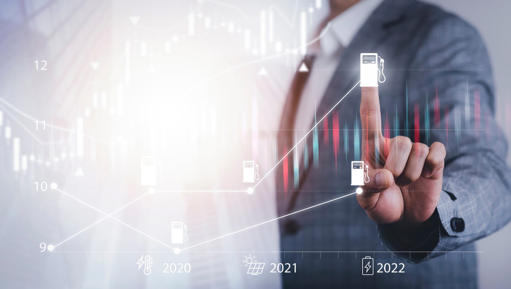 Wykres przedstawiający koszt tankowania pojazdów – geonavi.com.pl